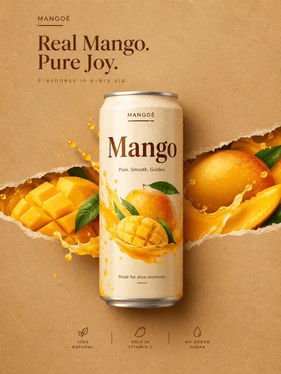 mango juice poster